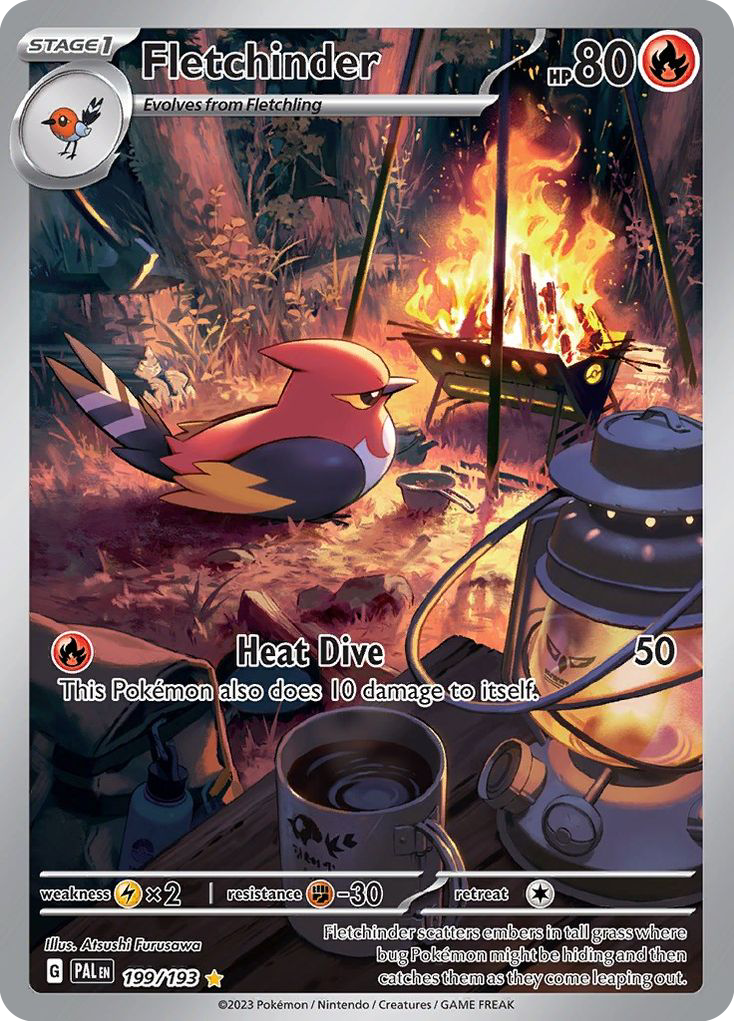 Paldea Evolved Fletchinder #199/193