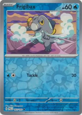 Paldea Evolved Frigibax #57/193 reverse holo