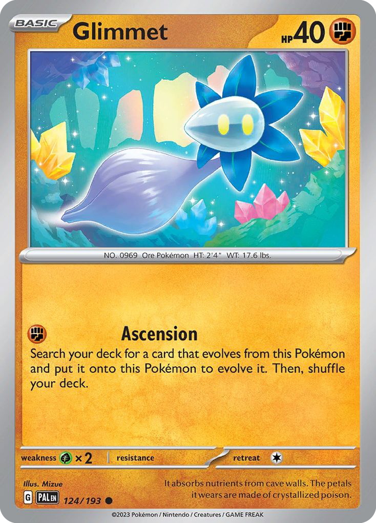 Paldea Evolved Glimmet #124/193
