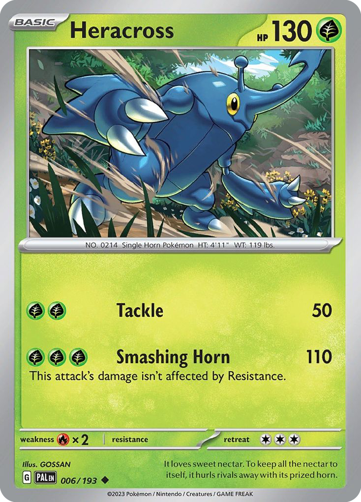 Paldea Evolved Heracross #6/193