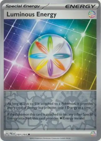 Paldea Evolved Luminous Energy #191/193 reverse holo