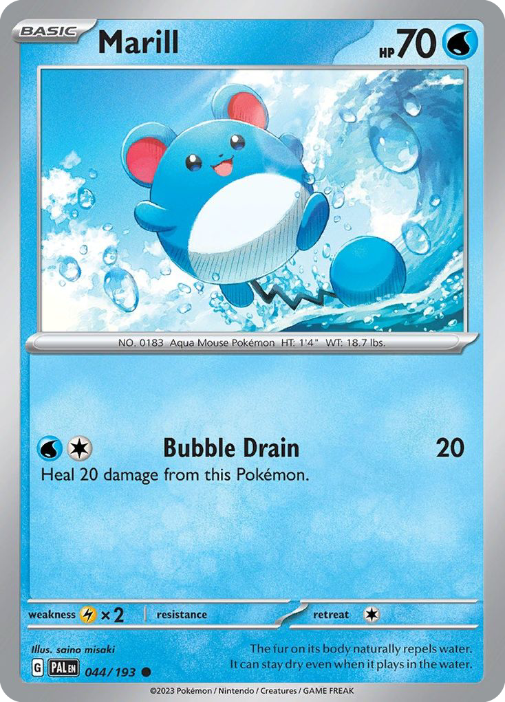 Paldea Evolved Marill #44/193