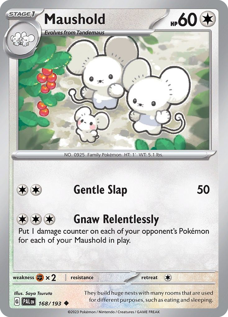 Paldea Evolved Maushold #168/193