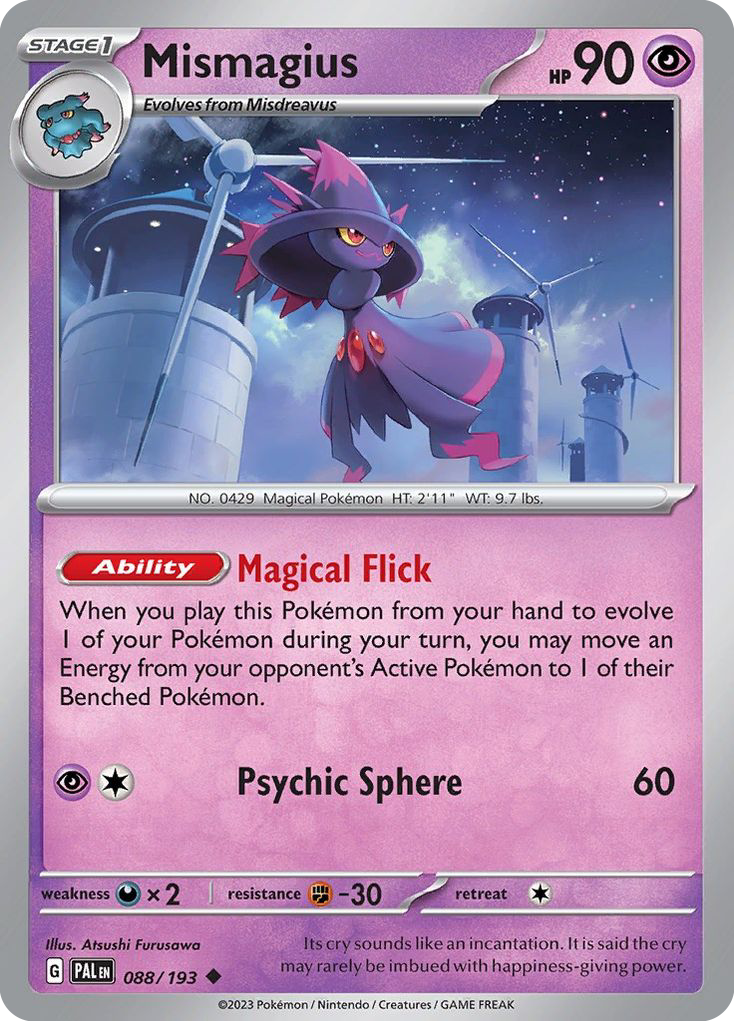 Paldea Evolved Mismagius #88/193