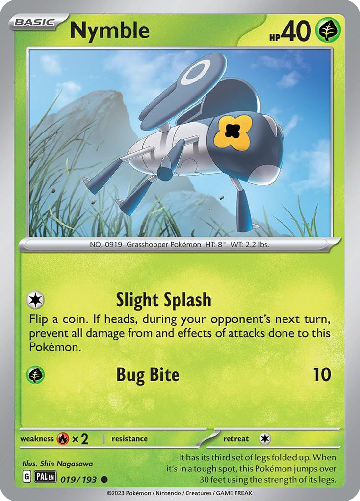 Paldea Evolved Nymble #19/193