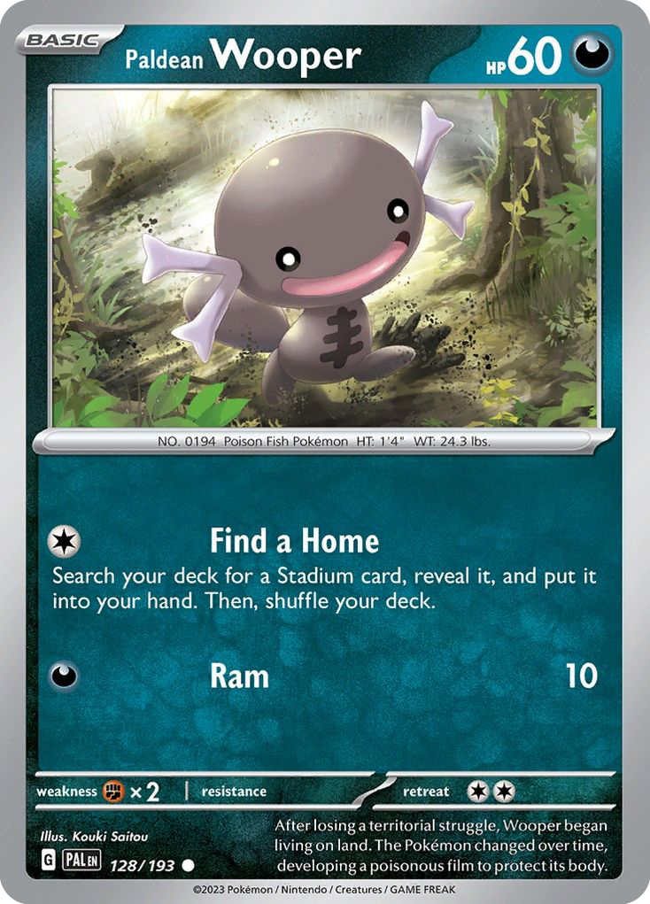 Paldea Evolved Paldean Wooper #128/193