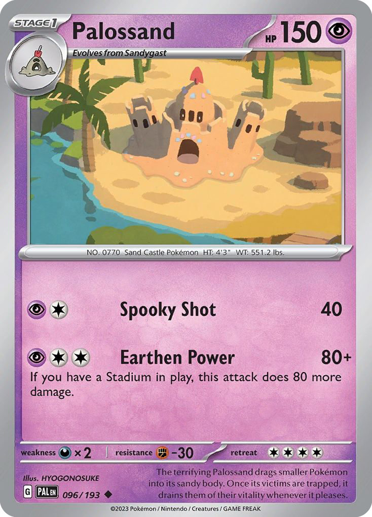 Paldea Evolved Palossand #96/193