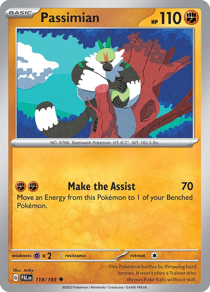 Paldea Evolved Passimian #118/193