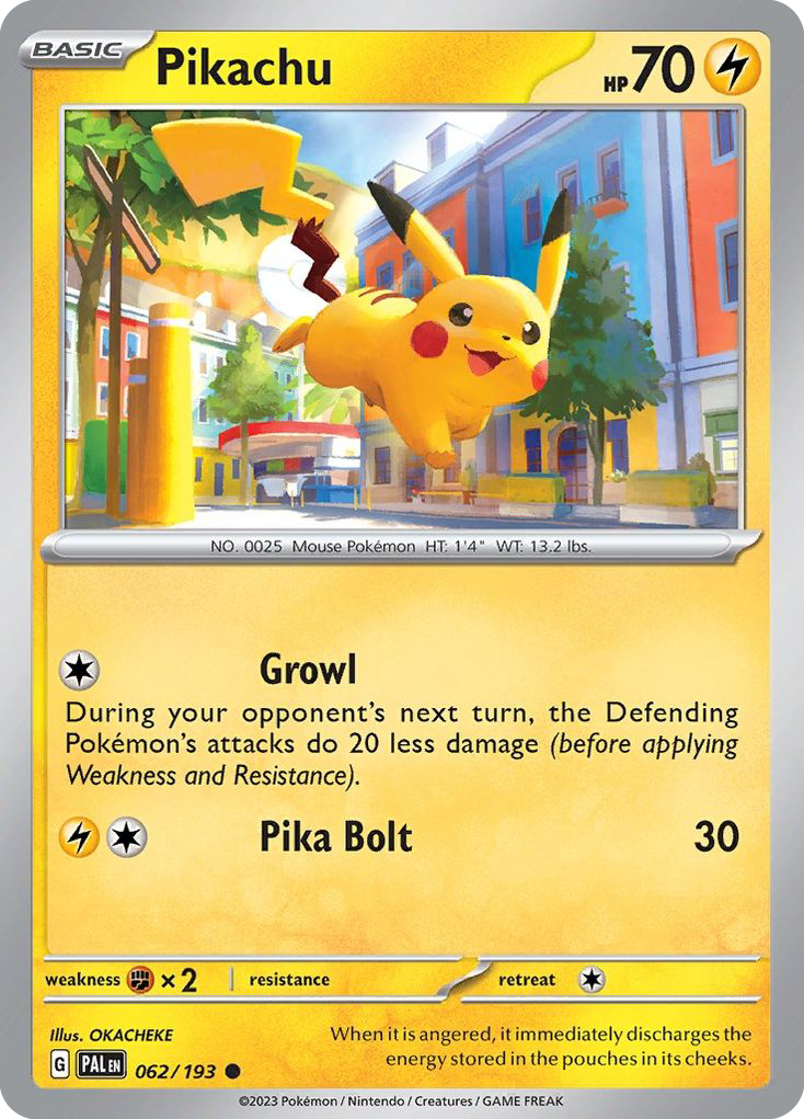 Paldea Evolved Pikachu #62/193