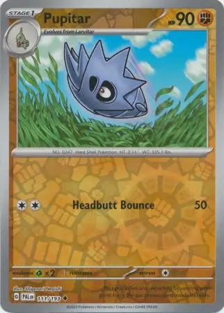 Paldea Evolved Pupitar #111/193 reverse holo