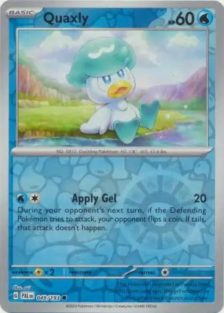 Paldea Evolved Quaxly #49/193 reverse holo