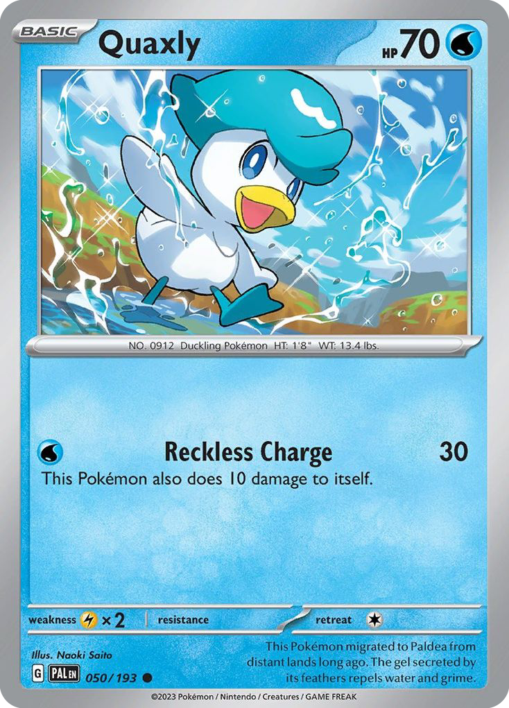 Paldea Evolved Quaxly #50/193