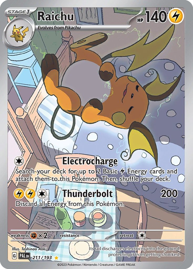 Raichu Illustration Rare 211/193
