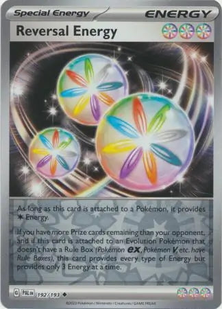 Paldea Evolved Reversal Energy #192/193 reverse holo
