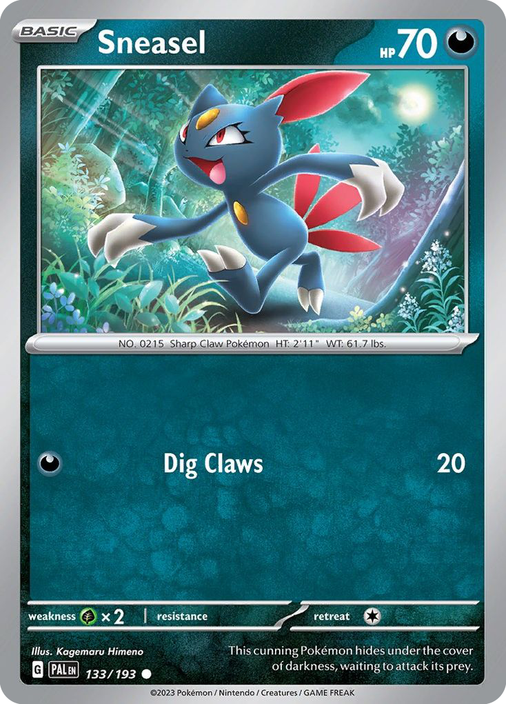 Paldea Evolved Sneasel #133/193