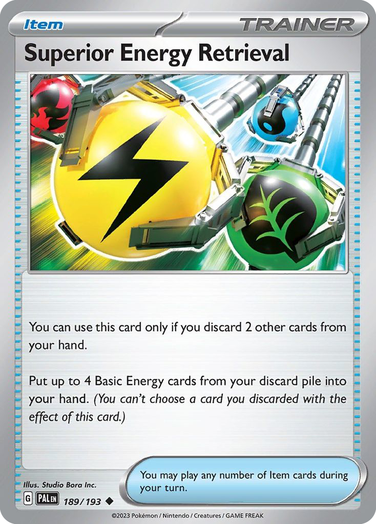 Paldea Evolved Superior Energy Retrieval #189/193