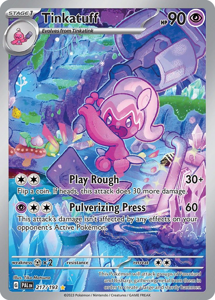 Paldea Evolved Tinkatuff #217/193