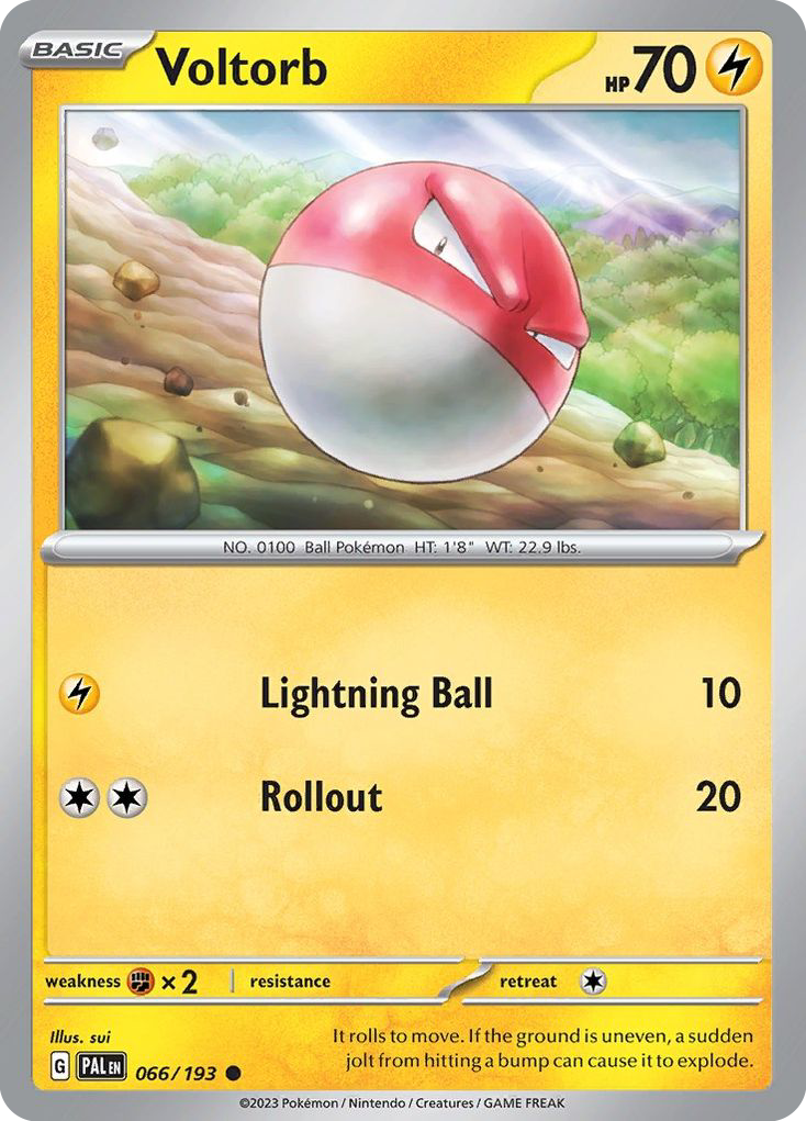 Paldea Evolved Voltorb #66/193