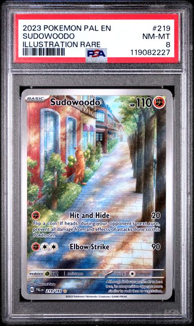 Paldean Fates Sudowoodo (2023) PSA8 #119082227