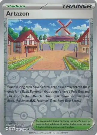 Paldean Fates Artazon #76/91 reverse holo