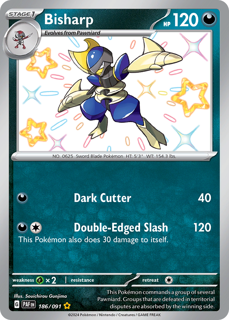 Paldean Fates Bisharp #186/91