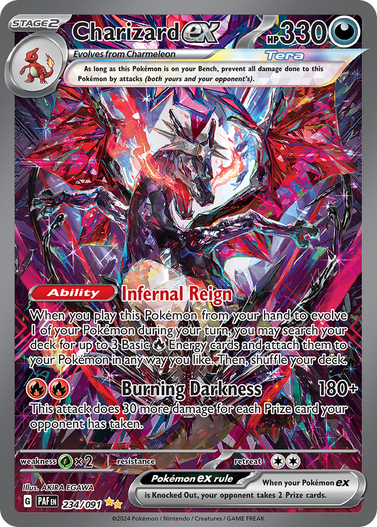 Charizard ex 234/091 uit Paldean Fates