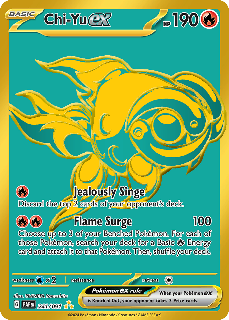 Paldean Fates Chi-Yu ex #241/91