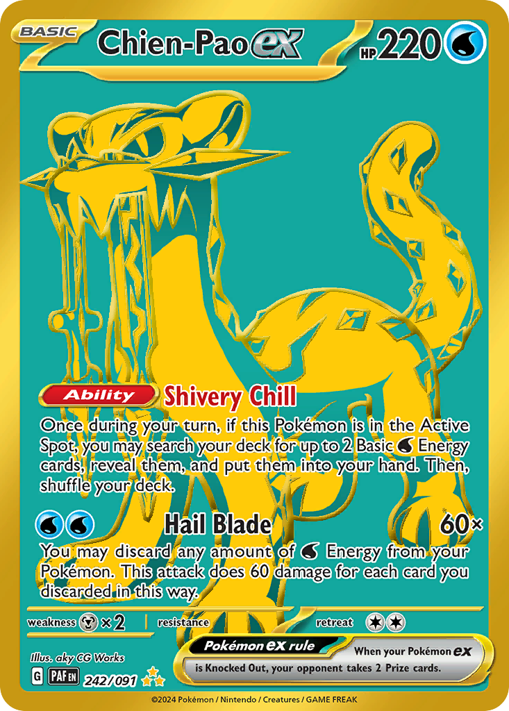 Paldean Fates Chien-Pao ex #242/91