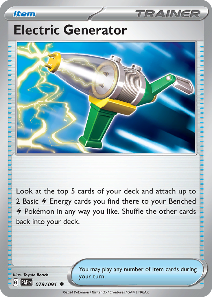 Paldean Fates Electric Generator #79/91