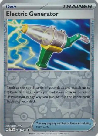 Paldean Fates Electric Generator #79/91 reverse holo