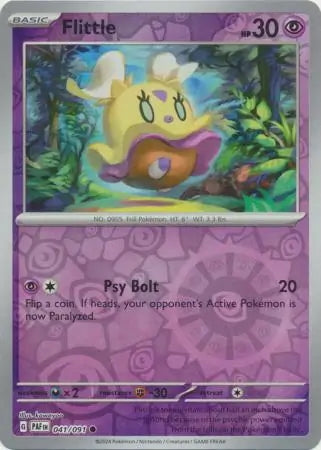 Paldean Fates Flittle #41/91 reverse holo