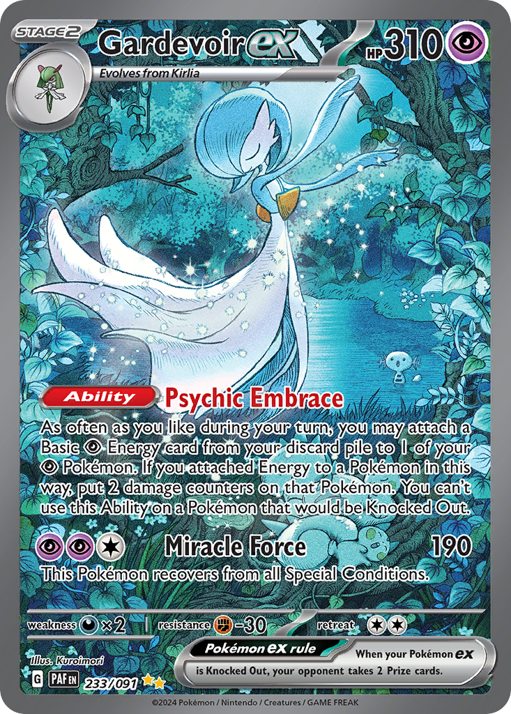 Gardevoir ex 233/091 uit Paldean Fates