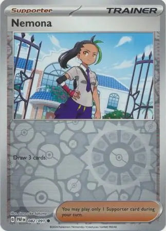 Paldean Fates Nemona #82/91 reverse holo