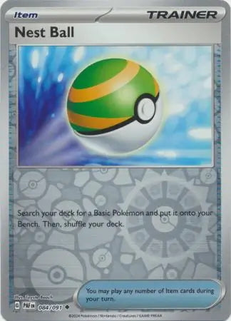 Paldean Fates Nest Ball #84/91 reverse holo
