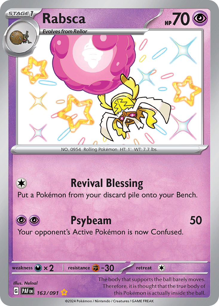 Paldean Fates Rabsca #163/91