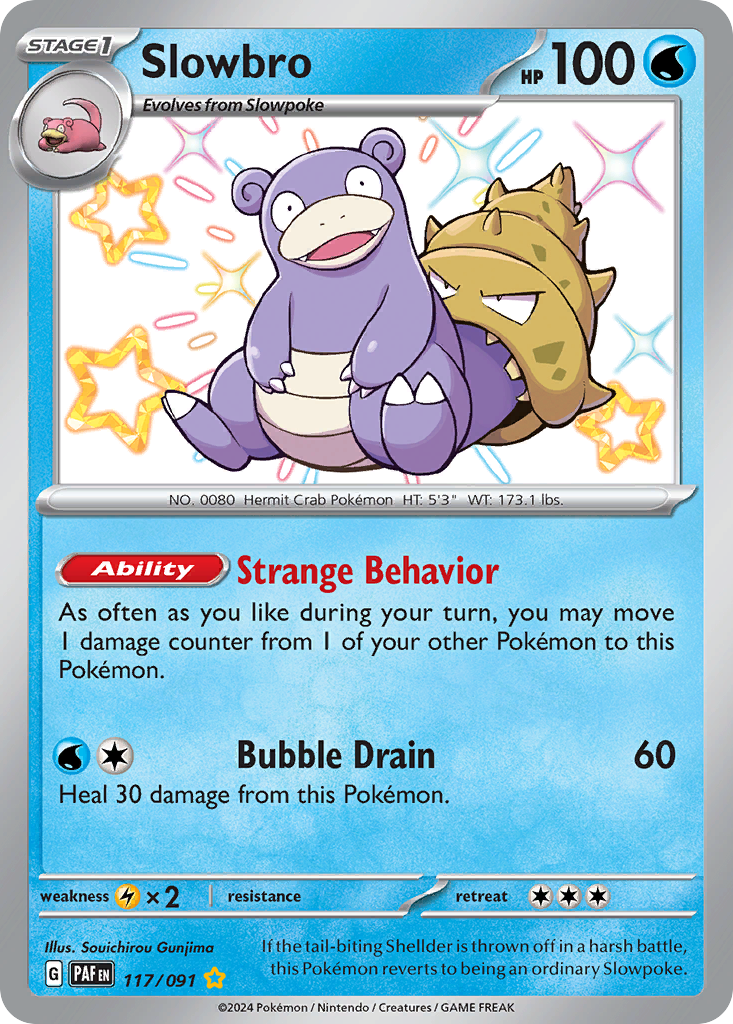 Paldean Fates Slowbro #117/91