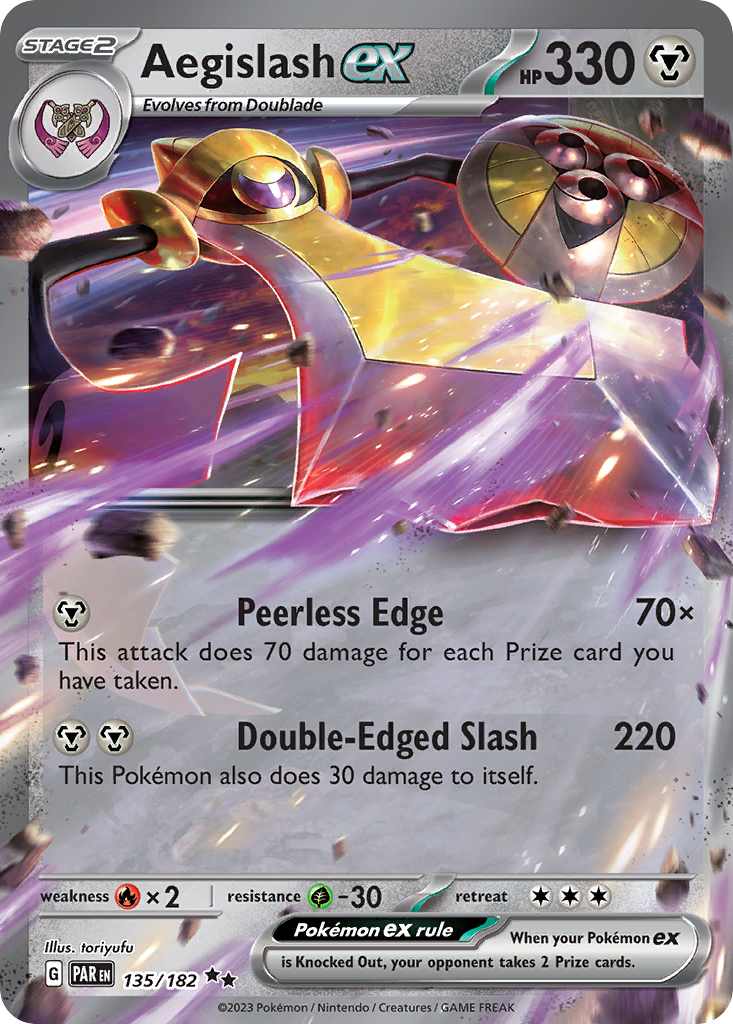 Paradox Rift Aegislash EX #135/182