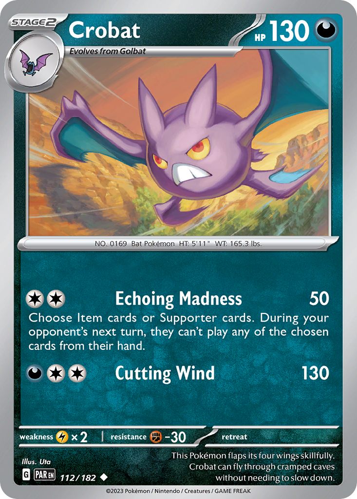 Paradox Rift Crobat #112/182