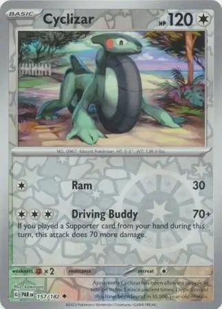 Paradox Rift Cyclizar #157/182 reverse holo