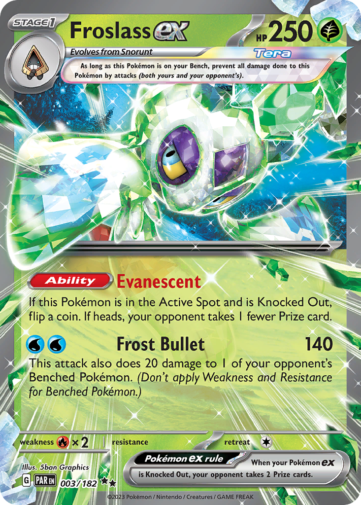 Paradox Rift Froslass EX #3/182