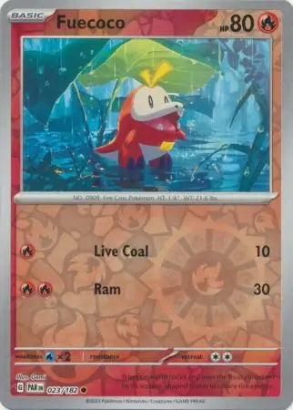 Paradox Rift Fuecoco #23/182 reverse holo