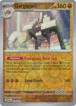 Paradox Rift Garganacl #104/182 reverse holo