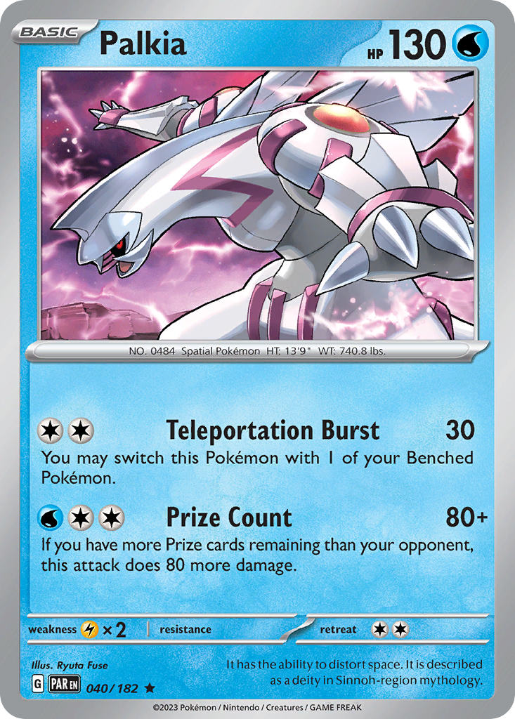 Paradox Rift Holo Palkia #40/182