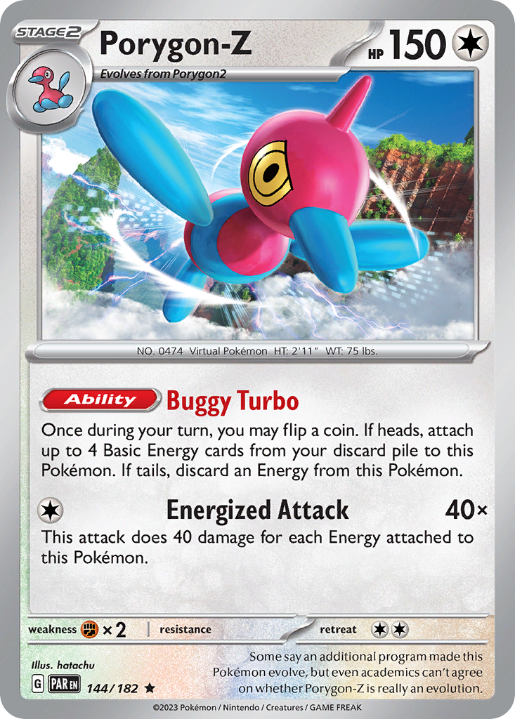 Paradox Rift Holo Porygon-Z #144/182