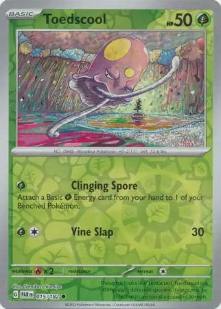 Paradox Rift Toedscool #15/182 reverse holo