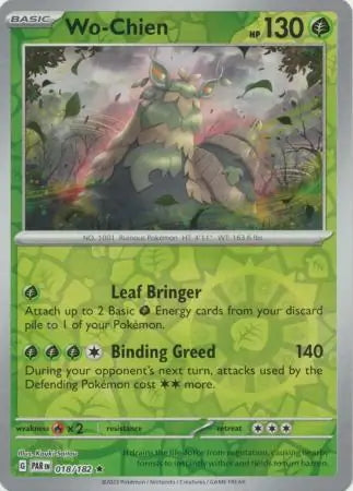 Paradox Rift Wo-Chien #18/182 reverse holo