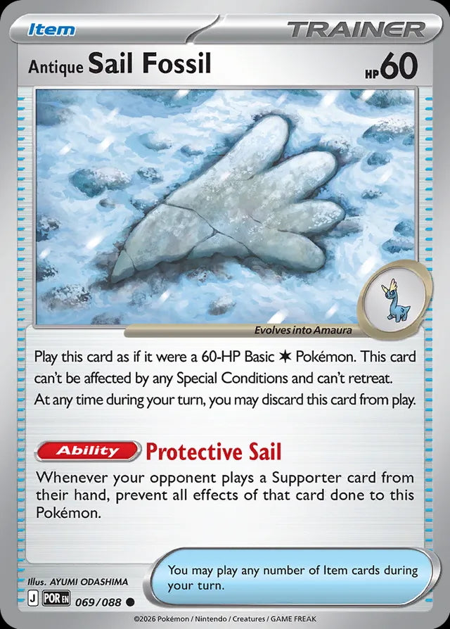 Perfect Order Antique Sail Fossil #069
