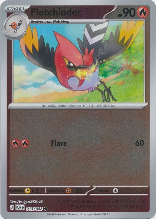 Perfect Order Fletchinder #013 reverse holo