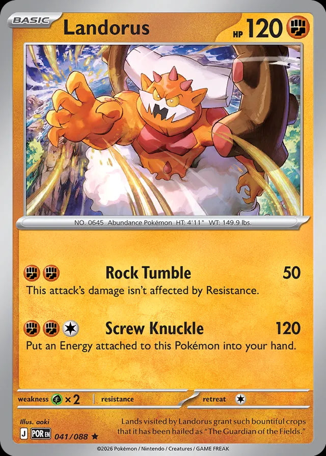 Perfect Order Holo Landorus #041