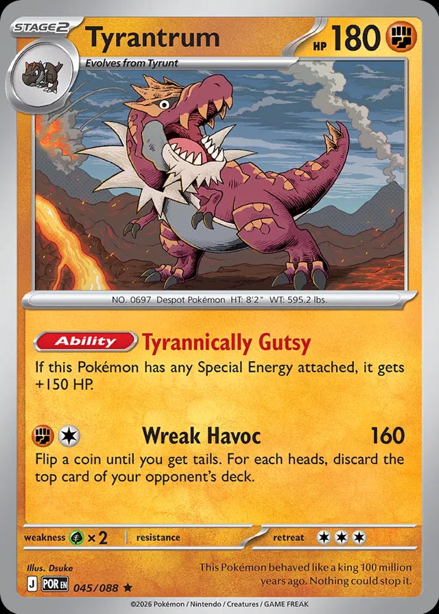Perfect Order Holo Tyrantrum #045